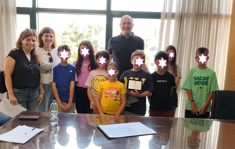 Συνάντηση Στρ. Σαραούδα με μαθητές και εκπαιδευτικούς από το 7ο Δημοτικό Σχολείο